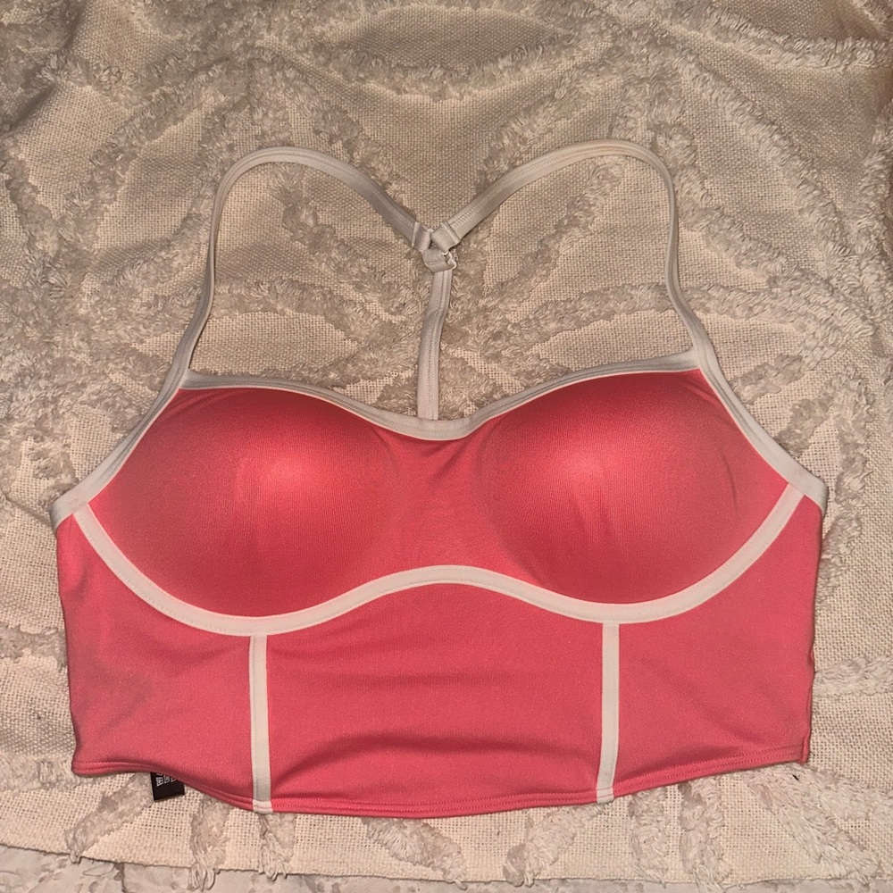 PINK push up sports bra